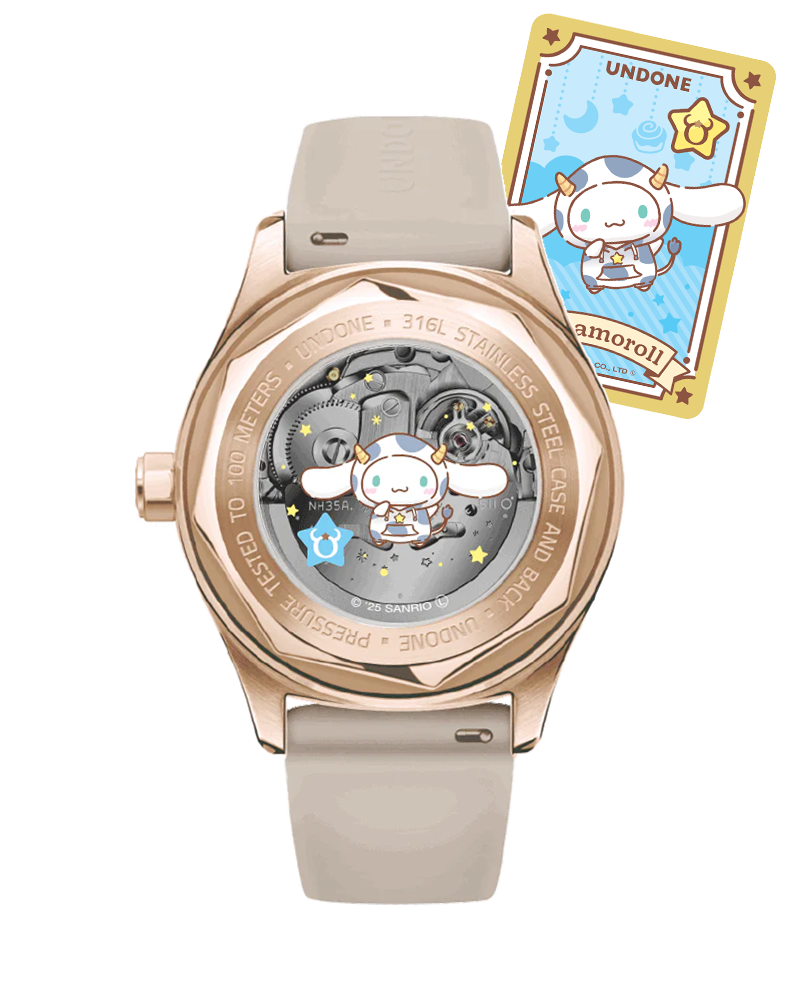 UNDONExシナモロール 腕時計 ドリーミーベージュ